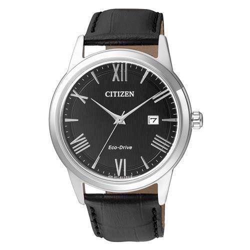 Image of Citizen mat rustfri stål quartz med Eco-Drive Herre ur, model AW1231-07E